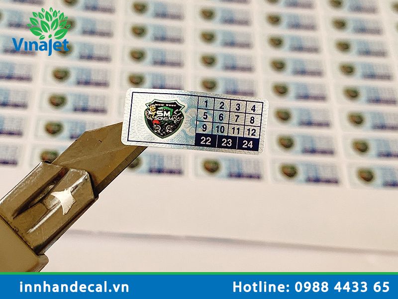 Vinajet chuyên in tem bảo hành Đà Nẵng