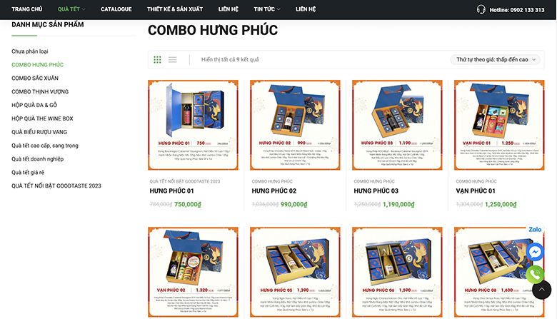 GoodTaste - Chuyên cung cấp các loại set quà tết, combo quà tết giá ưu đãi