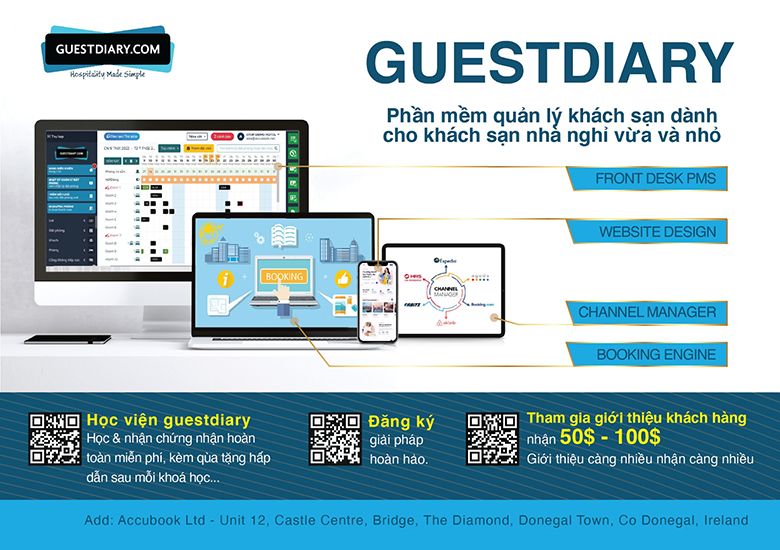 GuestDiary - giải pháp tối ưu về quản trị cho chủ khách sạn, nhà nghỉ tại Việt Nam