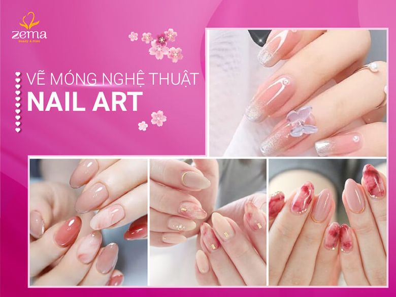 Mẫu móng tay đẹp nhẹ nhàng chiếm sóng thị trường làm đẹp