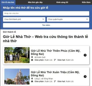 Top 5 website tra cứu Giờ Lễ Nhà Thờ tốt nhất 2024