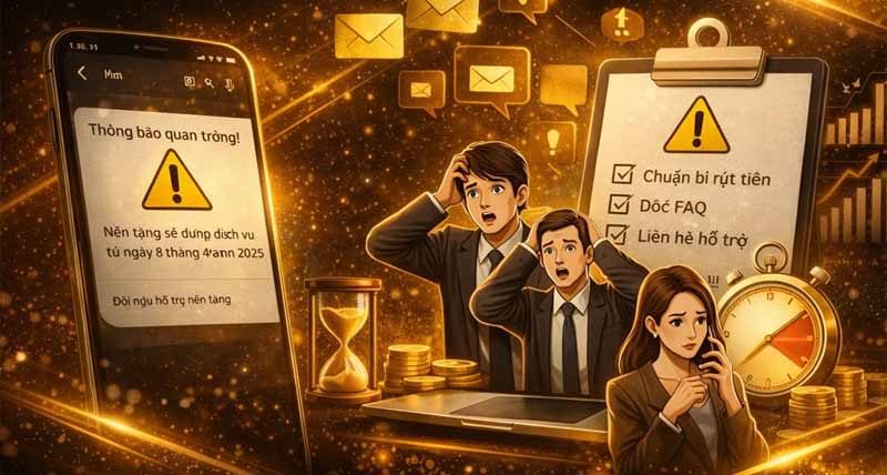 Làm thế nào để thu hồi tài sản số khi nền tảng trực tuyến thông báo dừng dịch vụ?